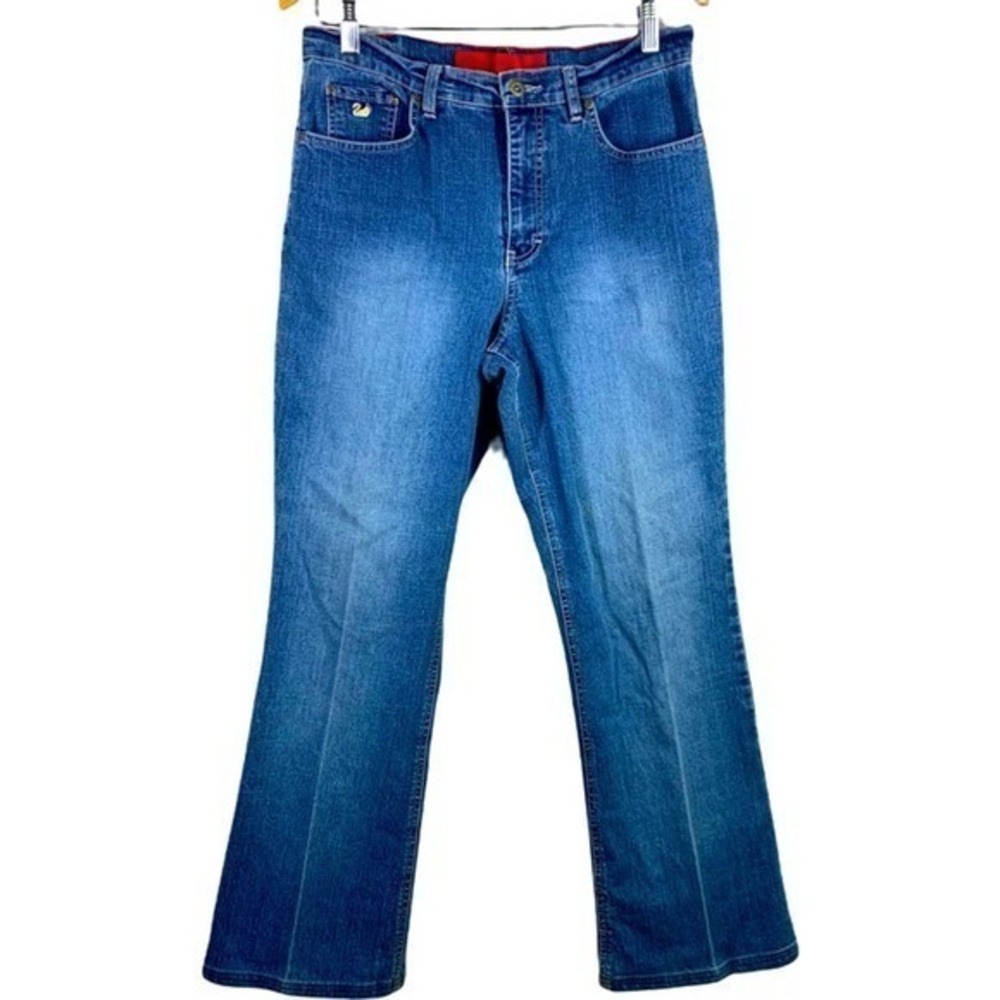GLORIA VANDERBILT Blue Denim Stretch Boot Cut Jeans